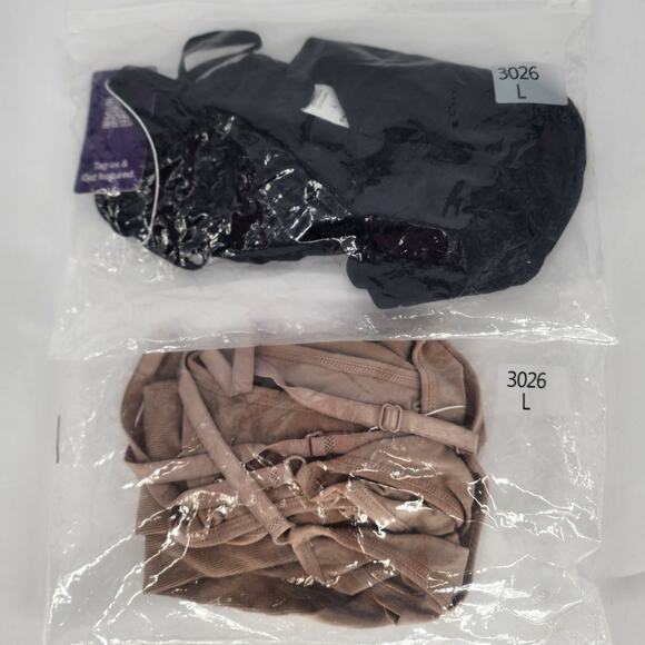 Hey Shape Viral Smoothing Bodysuit Bundle Black & Nude Women’s Size Large - Picture 4 of 5